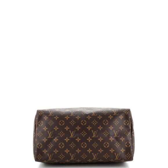 Louis Vuitton Speedy Handbag Monogram Canvas 35 Brown - Picture 4 of 8